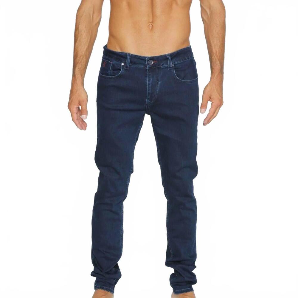 NEW EIGHT X men's denim slim fit stretch jeans in navy
